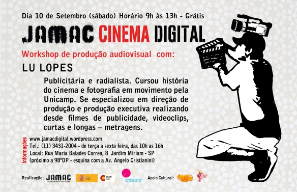 JAMAC Cinema Digital - Workshop de Produção Audiovisual com Lu Lopes